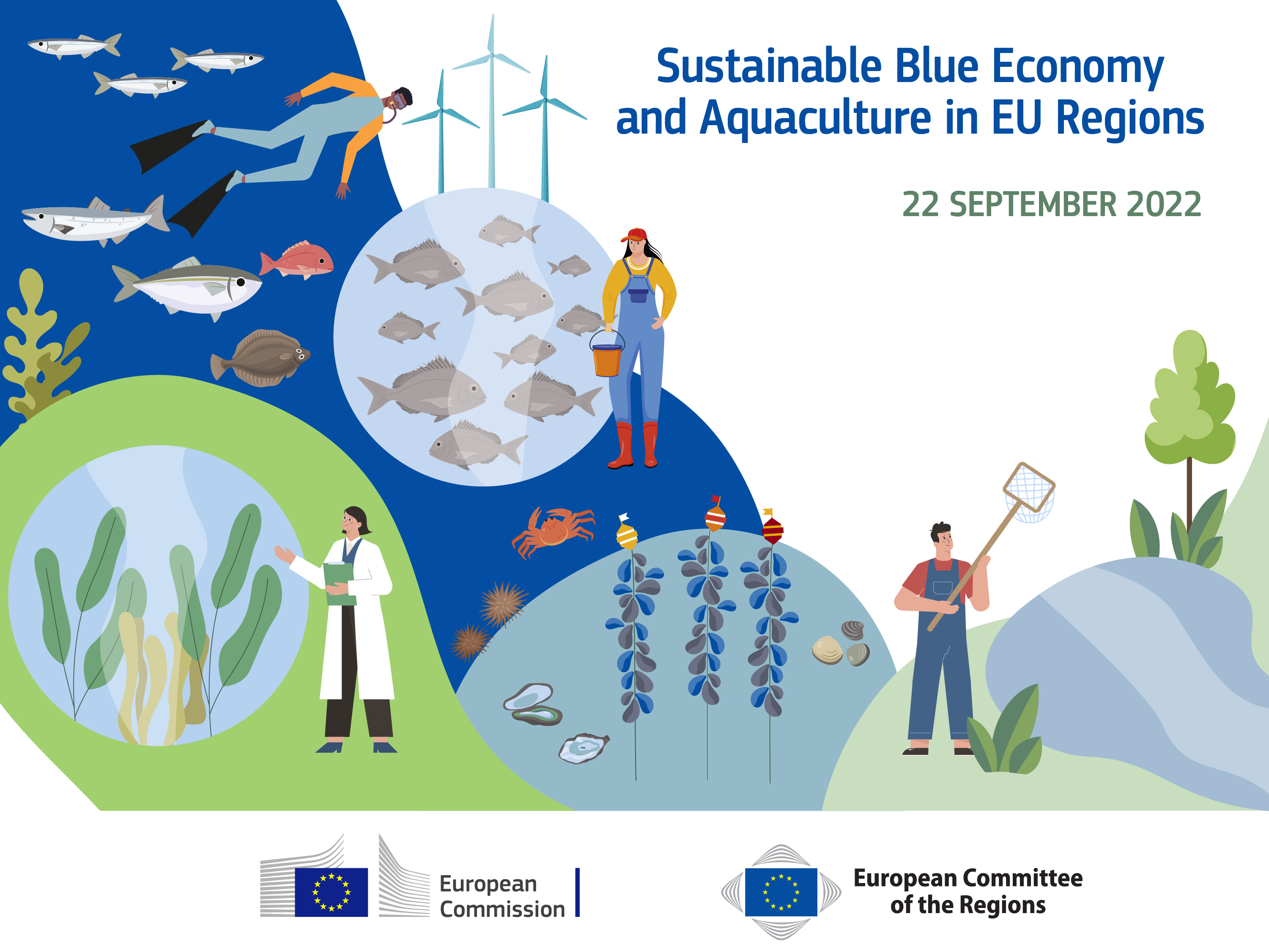 Sustainable blue economy and aquaculture in EU regions