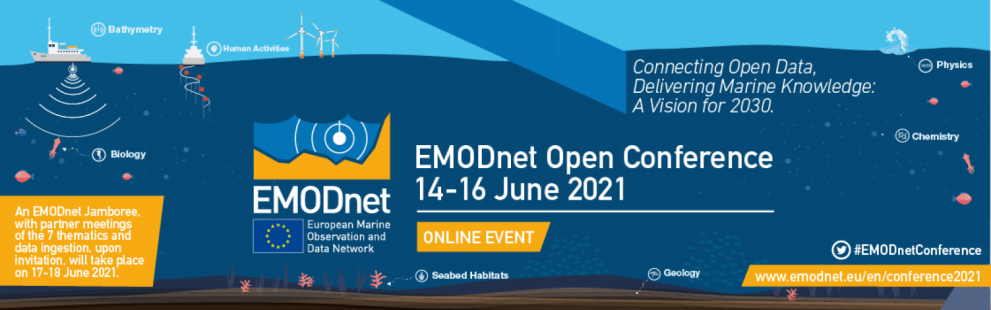 Banner for EMODnet Open Conference (14-16 June)
