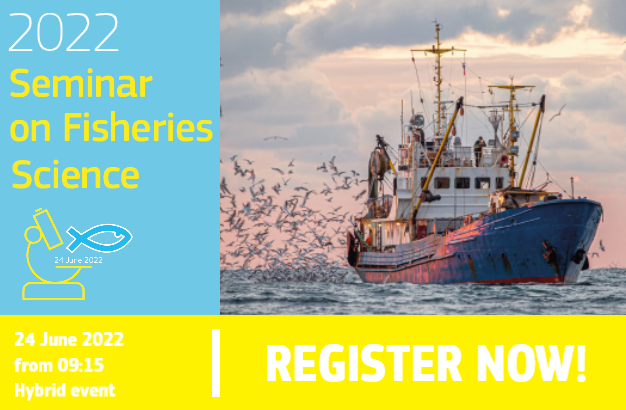 Visual for 2022 seminar on fisheries science on 24 June