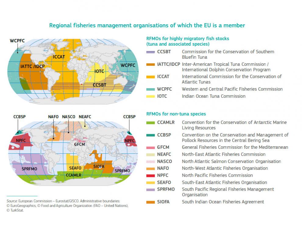 Regional fisheries management organisations of which the EU is a member