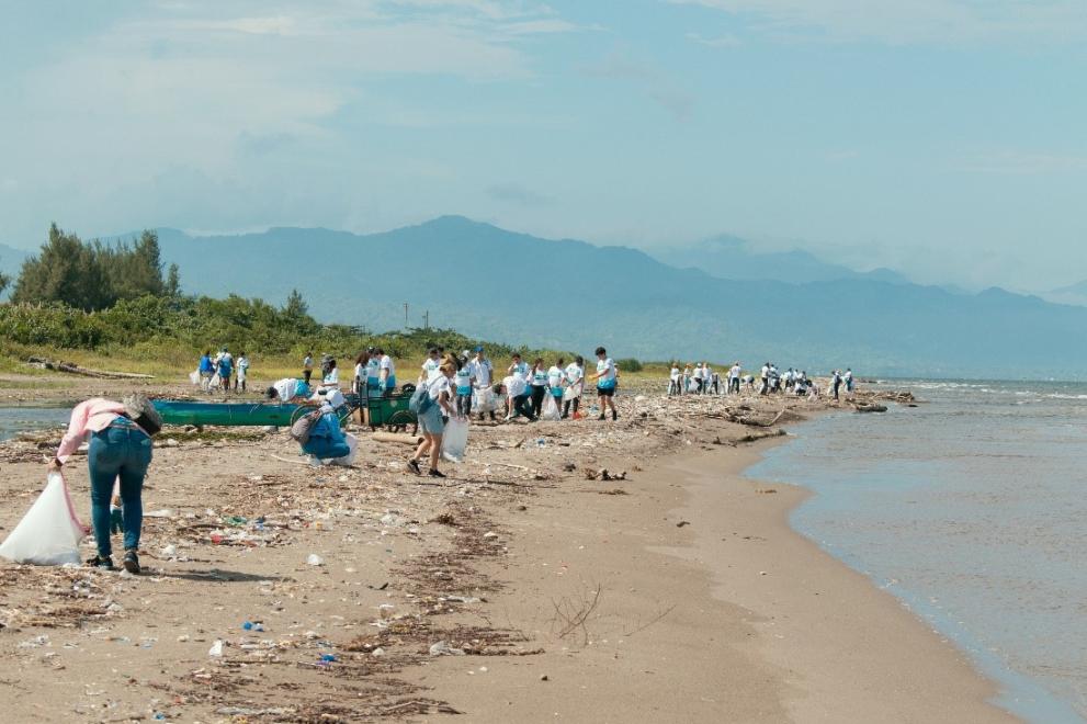 #EUBeachCleanup event organised by the EU Delegation in Honduras