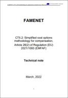 FAMENET simplified cost options cover
